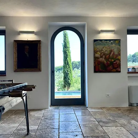 Luxury Overlooking Val D'orcia Semesterbostad *